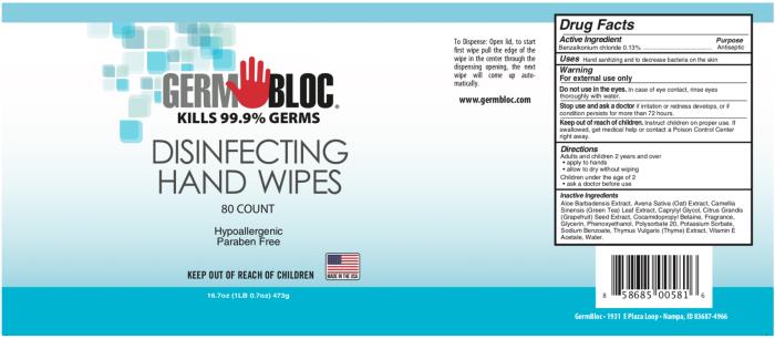 Pill image for Germ Bloc Disinfecting Hand Wipes