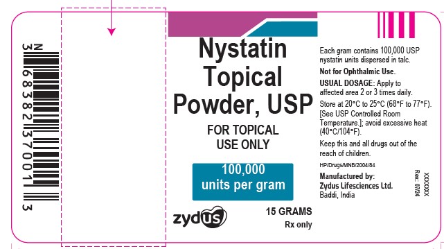 Pill image for Nystatin Topical Powder, Usp