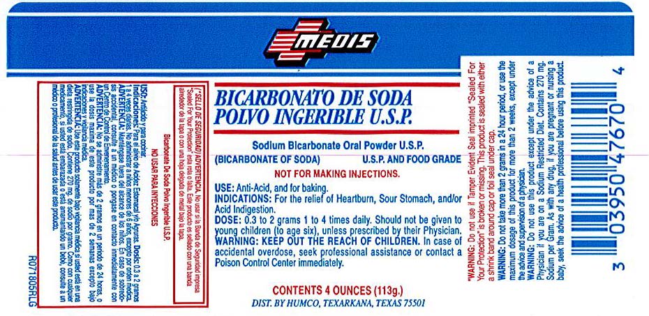 Pill image for Medis Sodium Bicarbonate