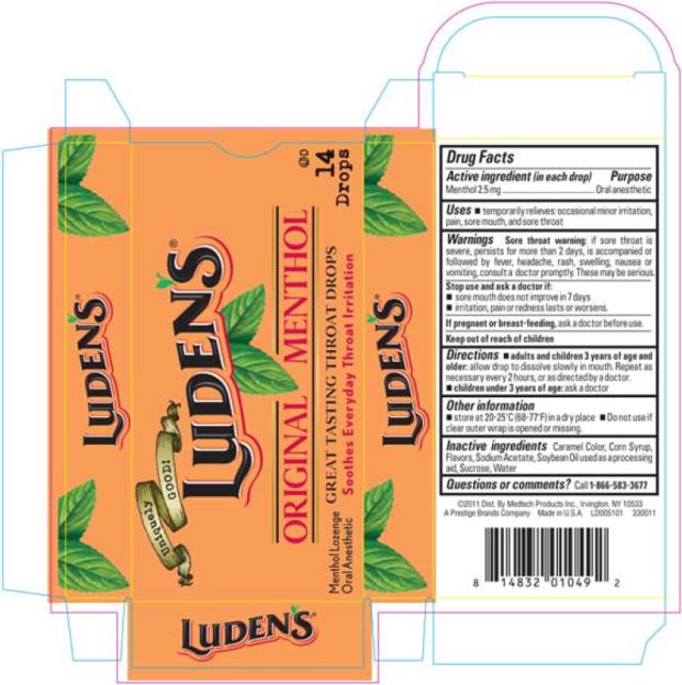 Pill image for Ludens Menthol Throat Lozenges