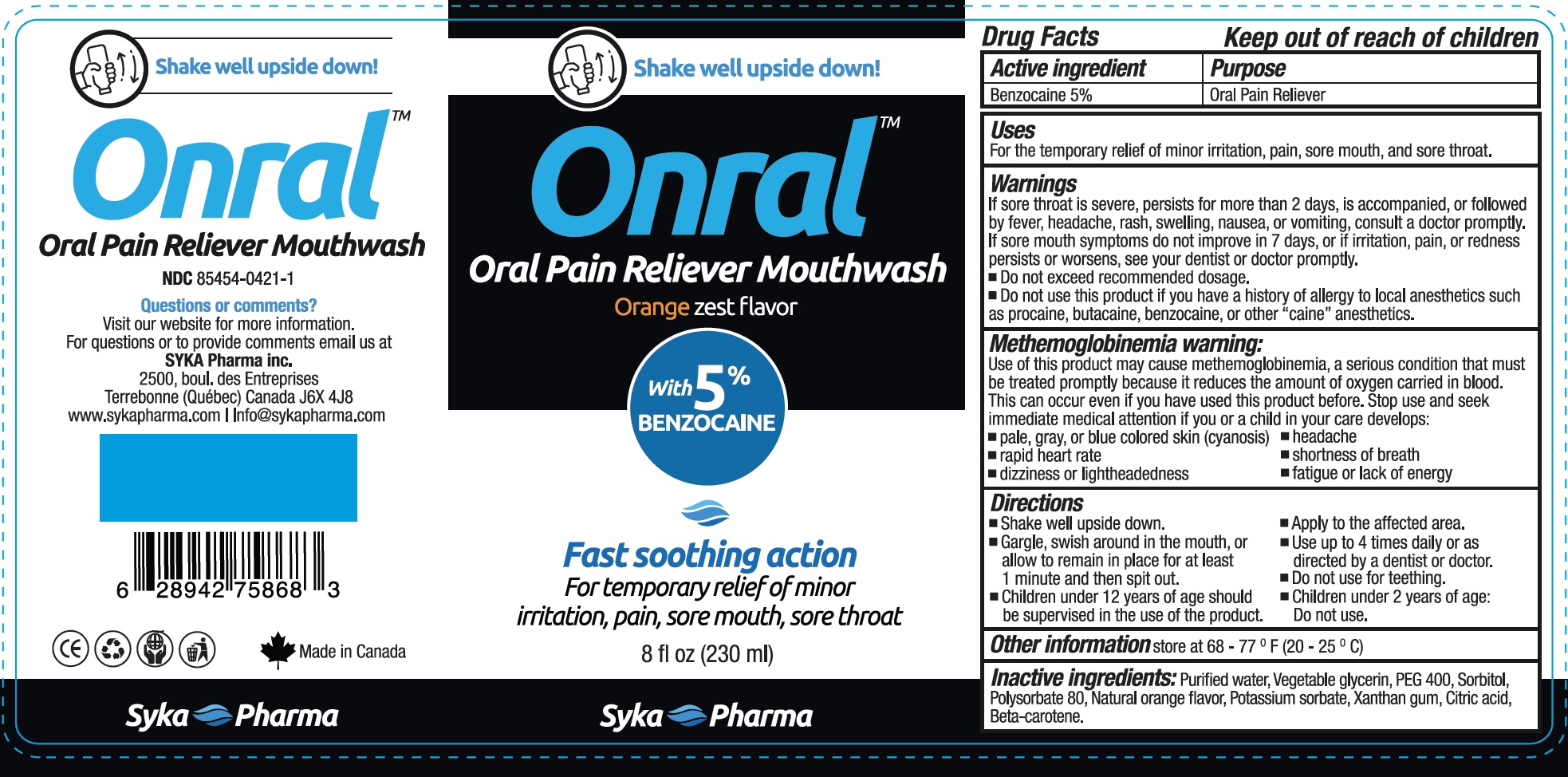 Pill image for Onral Oral Pain Reliever Mouthwash