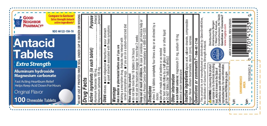 Pill image for Good Neighbor Pharmacy Antacid Tablets Extra Strength Original Flavor
