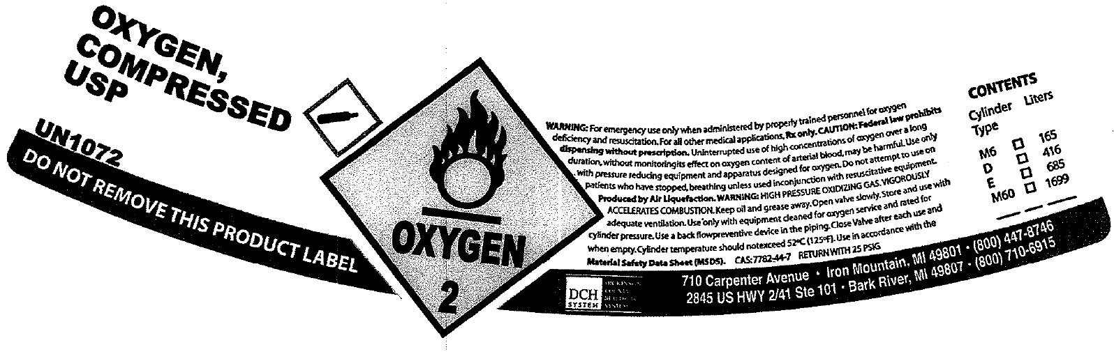 Pill image for Medical Oxygen, Compressed Usp