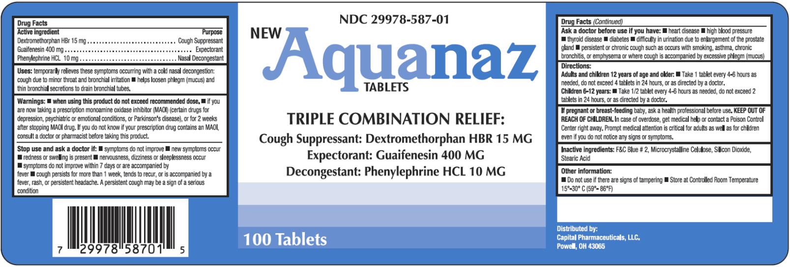 Pill image for Aquanaz Tablets