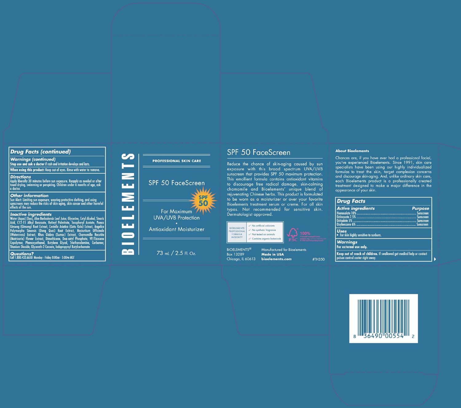 Pill image for Spf 50 Facescreen