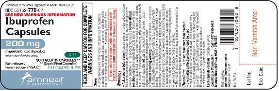 Pill image for Ibuprofen Capsules, Liquid Filled, 200 Mg