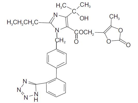Pill image for These Highlights Do Not Include All The Information Needed To Use Olmesartan medoxomil Tablets Safely And Effectively. See Full Prescribing Information For Olmesartan medoxomil Tablets.  Olmesartan medoxomil Tablets,  for Oral Use  Initial U.s. Approval: 2002  