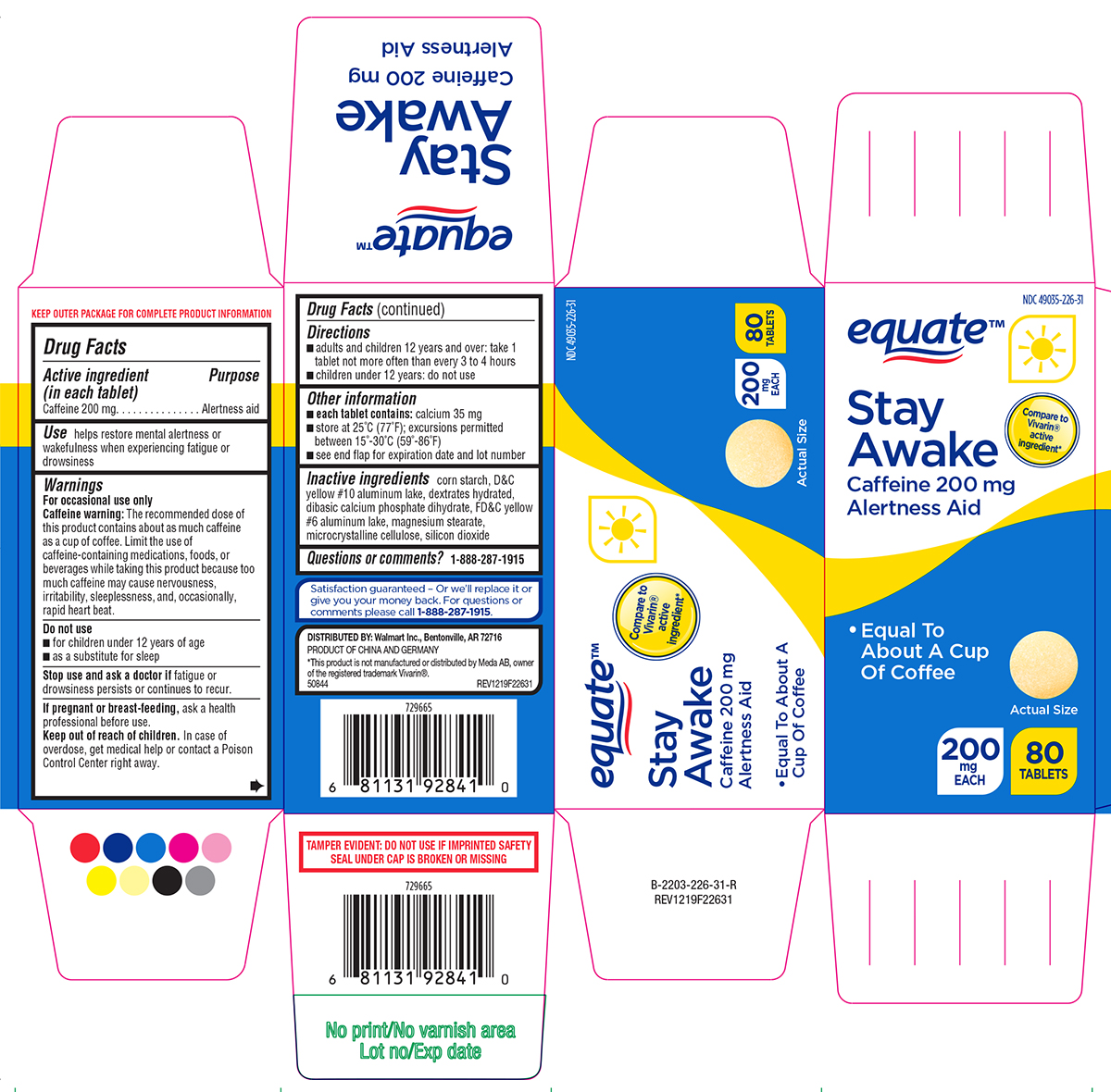 Pill image for Equate 44-226