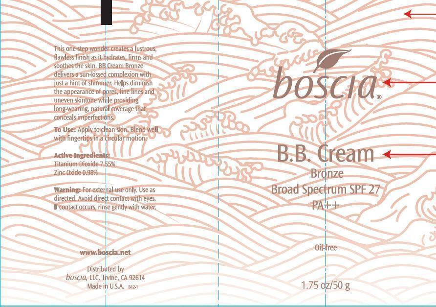 Pill image for Boscia Bb Cream Bronze Broad Spectrum Spf 27 Pa Oil-free Self-adjusting Shade