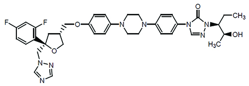 Pill image for these highlights do not include all the information needed to use posaconazole delayed-release tablets safely and effectively. see full prescribing information for posaconazole delayed-release tablets.