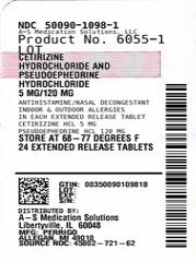 Pill image for Perrigo Cetirizine Hydrochloride And Pseudoephedrine Hydrochloride Drug Facts