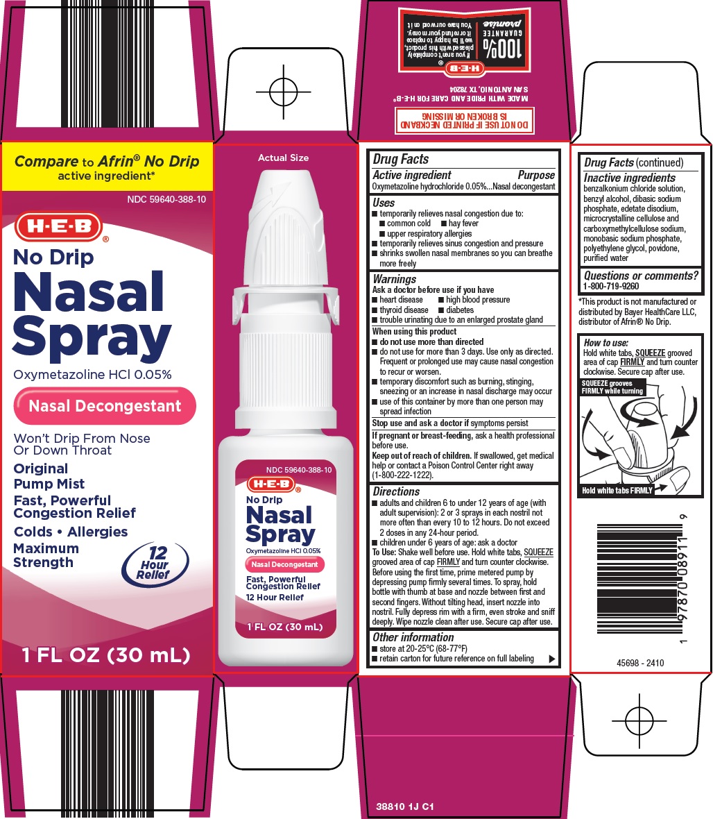 Pill image for Heb Nasal Spray Drug Facts
