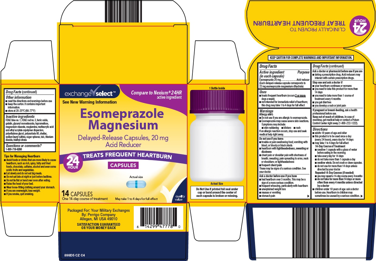 Pill image for Perrigo Company Esomeprazole Magnesium Drug Facts
