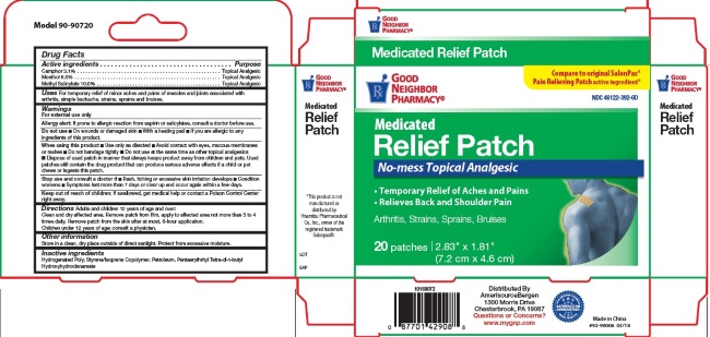 Pill image for Good Neighbor Medicated Relief Patches