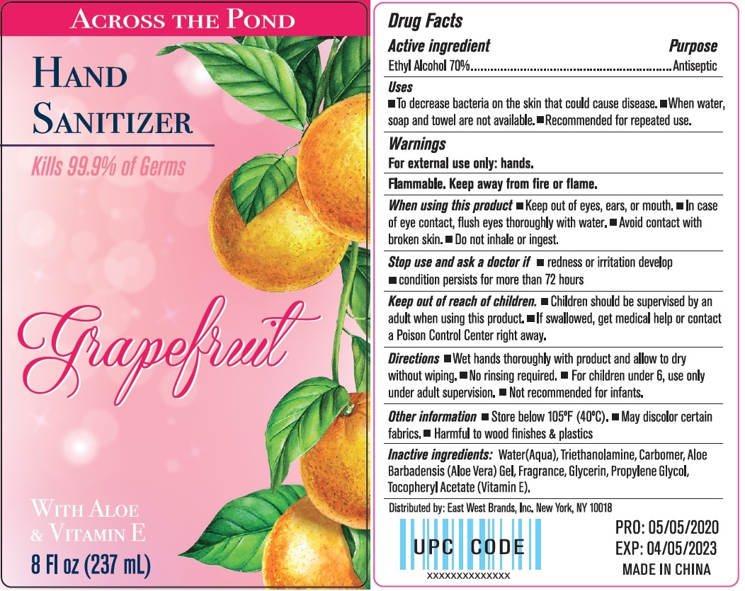 Pill image for Across The Pond Hand Sanitizer Grapefruit