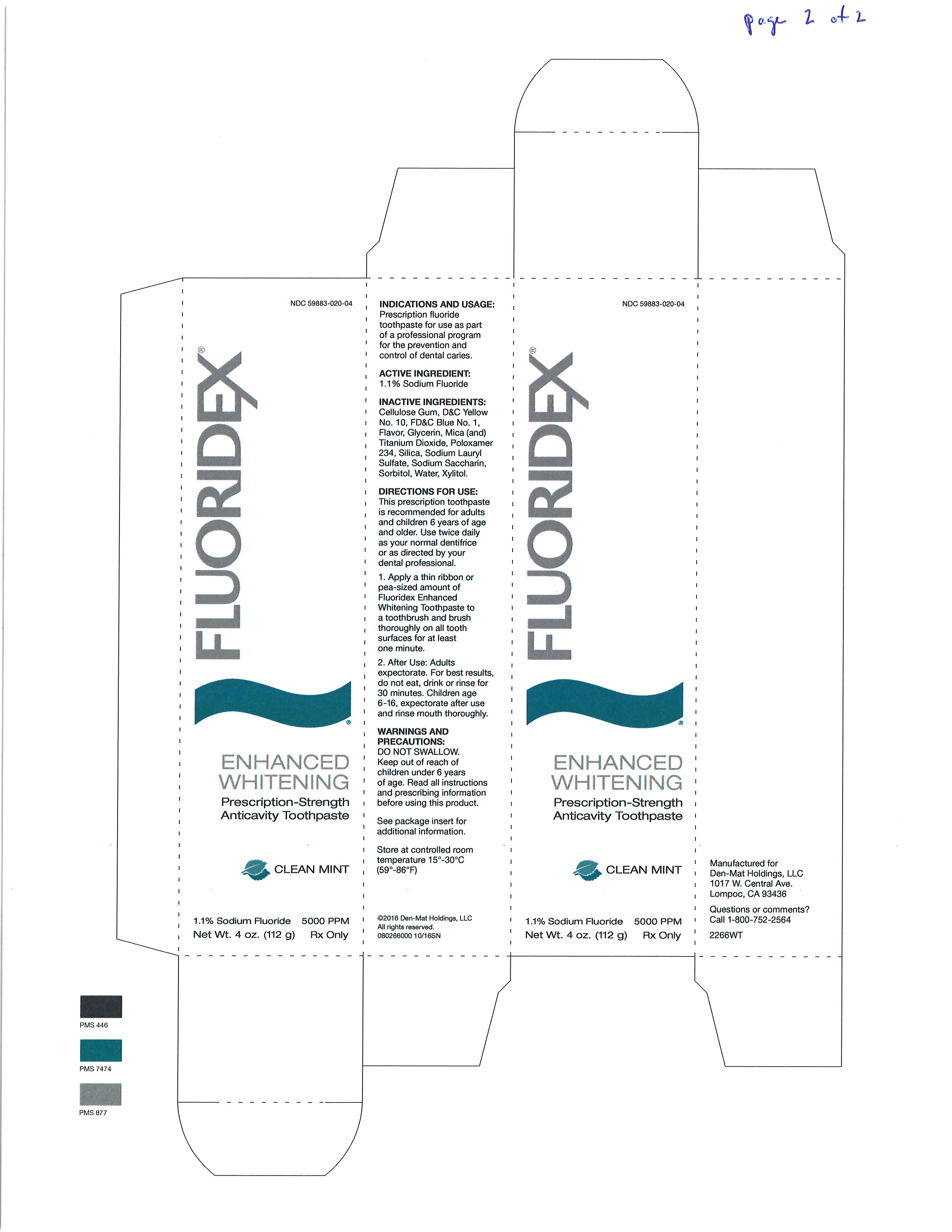 Pill image for Den-mat - Enhanced Whitening, Clean Mint