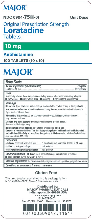 Pill image for Loratadine Drug Facts