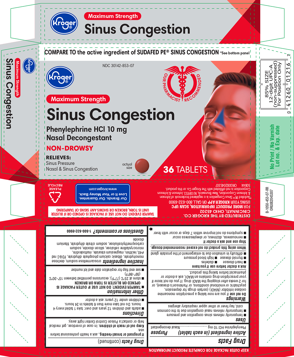 Pill image for Kroger 44-453-sinus Congestion