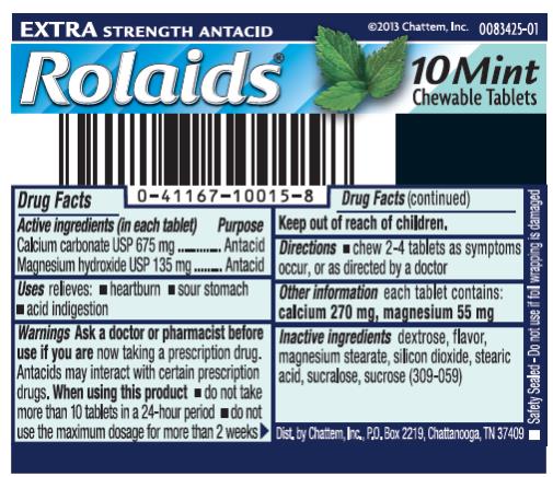 Pill image for rolaids extra strength tablets mint