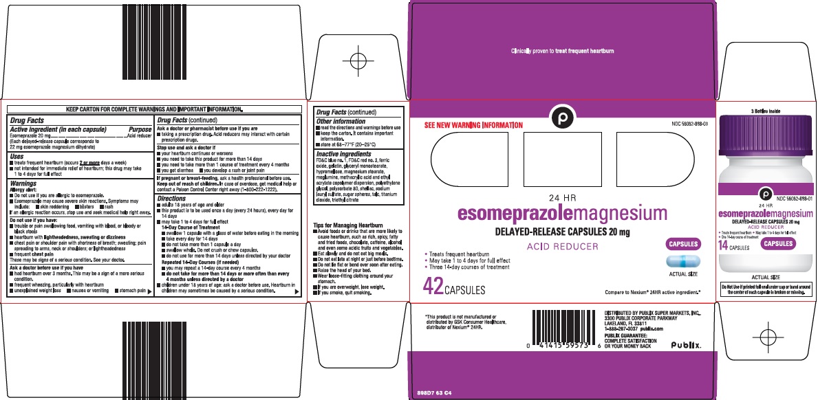 Pill image for Publix Super Markets, Inc. Esomeprazole Magnesium Drug Facts