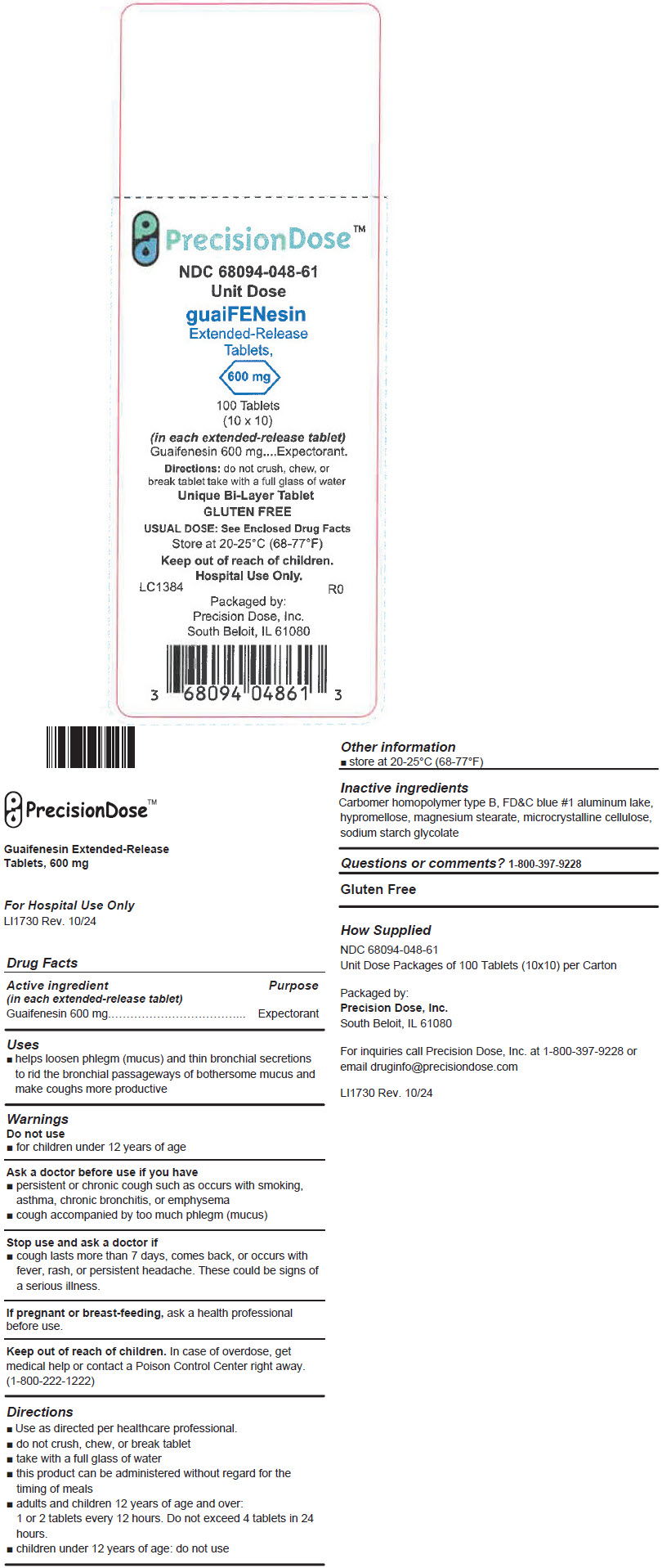 Pill image for Guaifenesin Extended-release