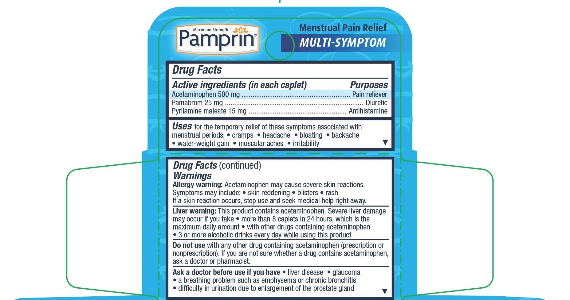 Pill image for Pamprin Multisymptom
