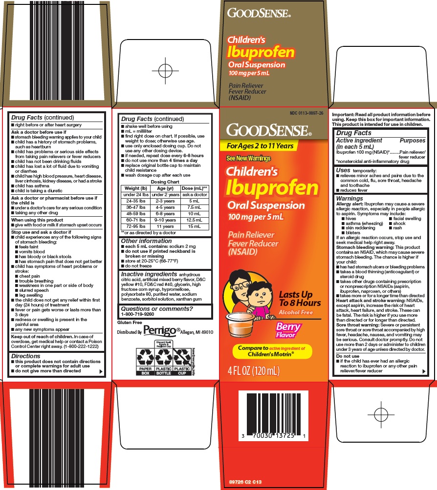 Pill image for Perrigo Ibuprofen Oral Suspension Drug Facts