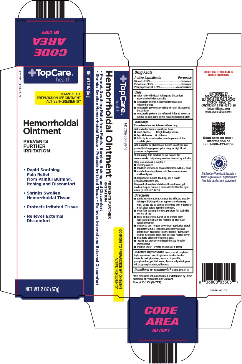 Pill image for Topco Associates Llc. Hemorrhoidal Ointment Drug Facts