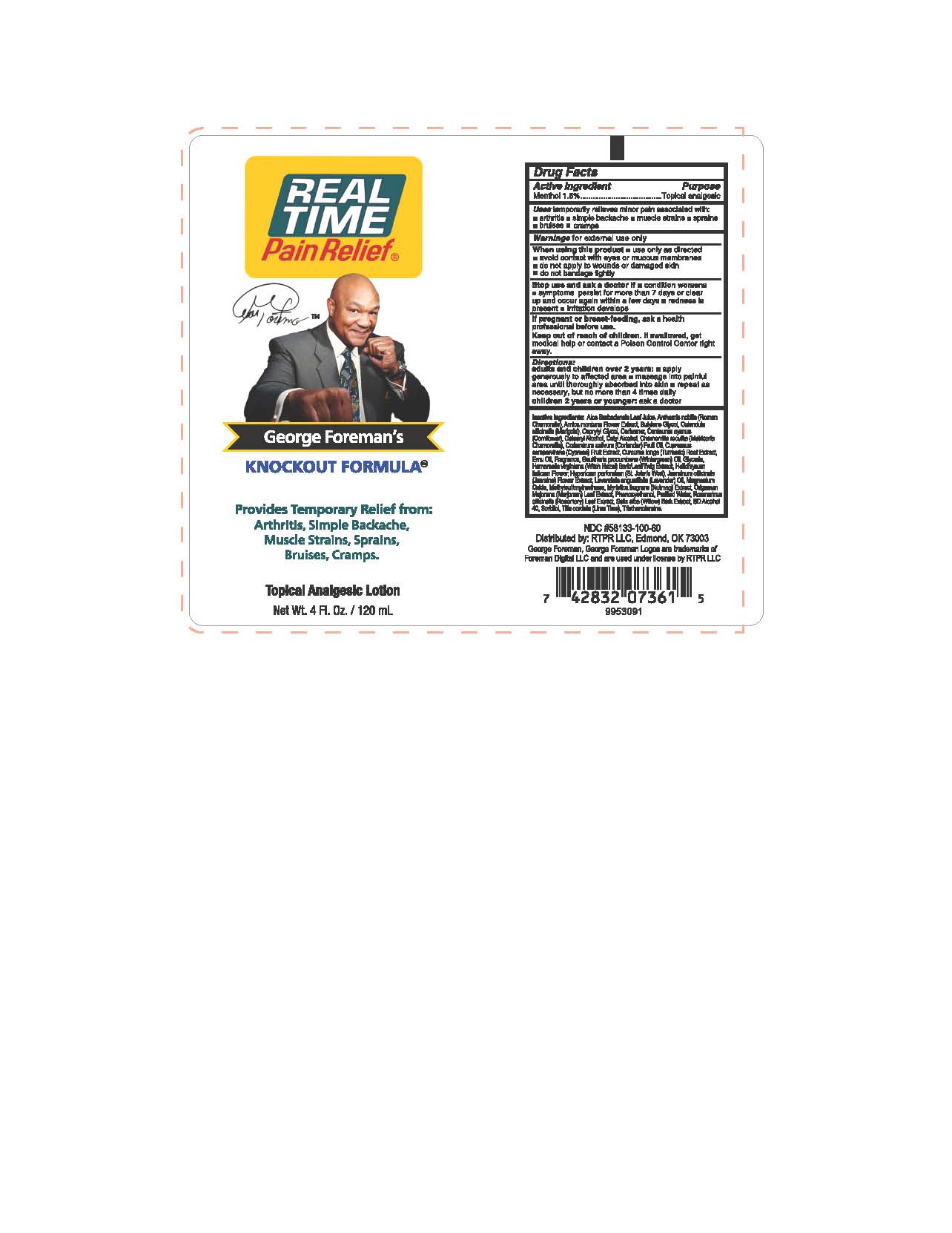 Pill image for Real Time Pain Relief George Foreman Knockout Formula