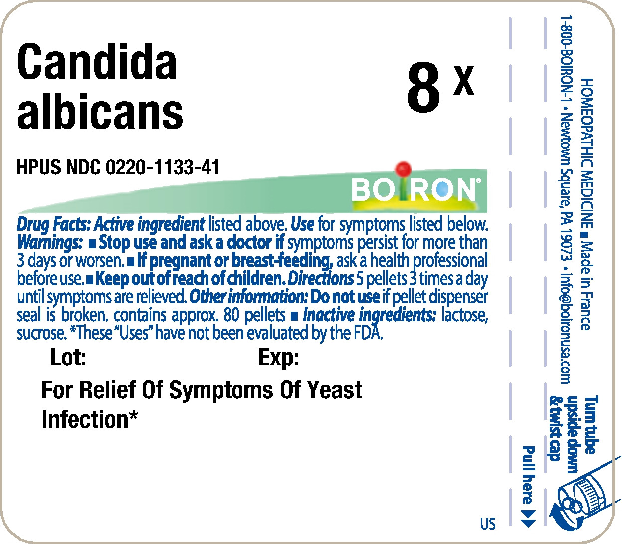 Pill image for Candida Albicans