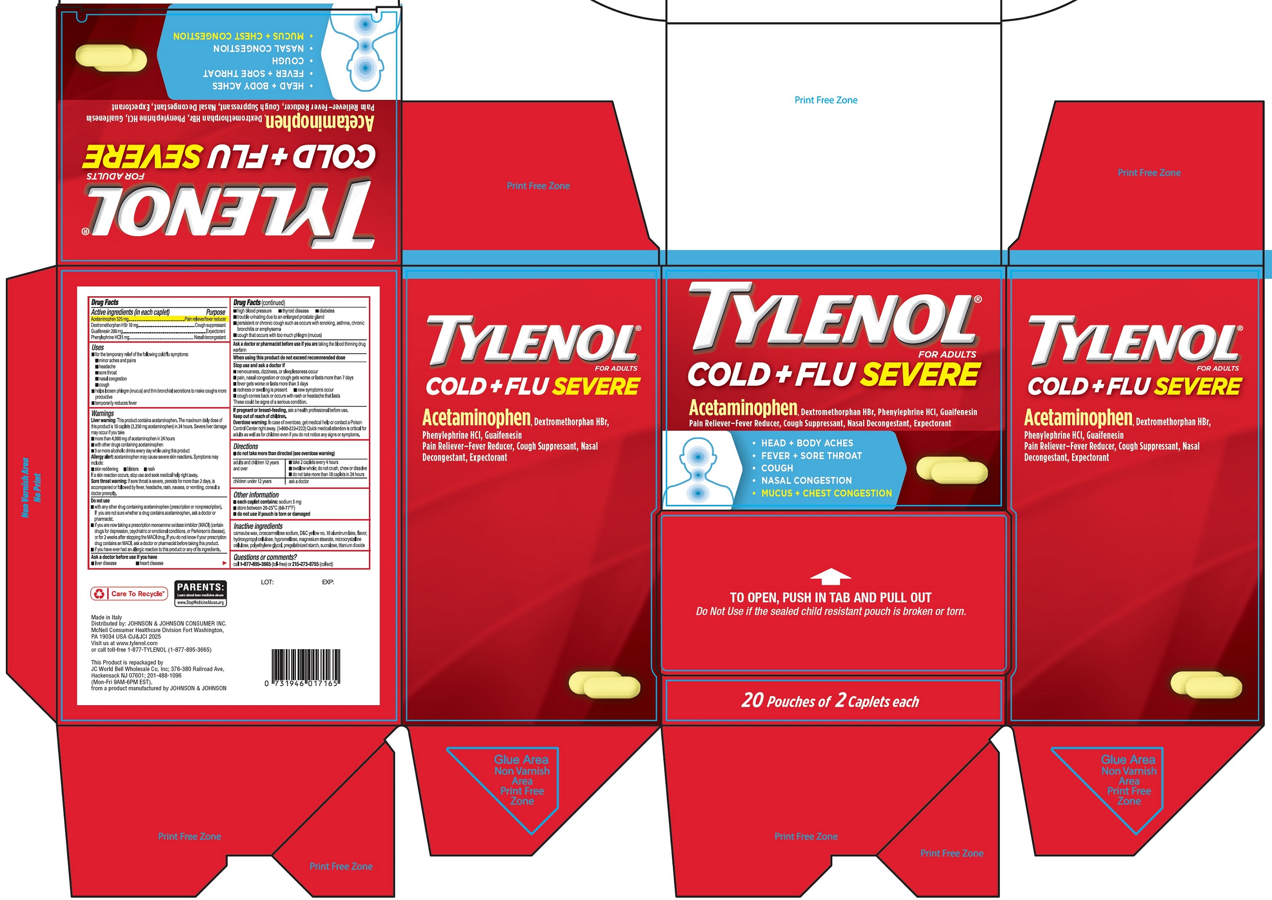 Pill image for Tylenol Cold + Flu Severe