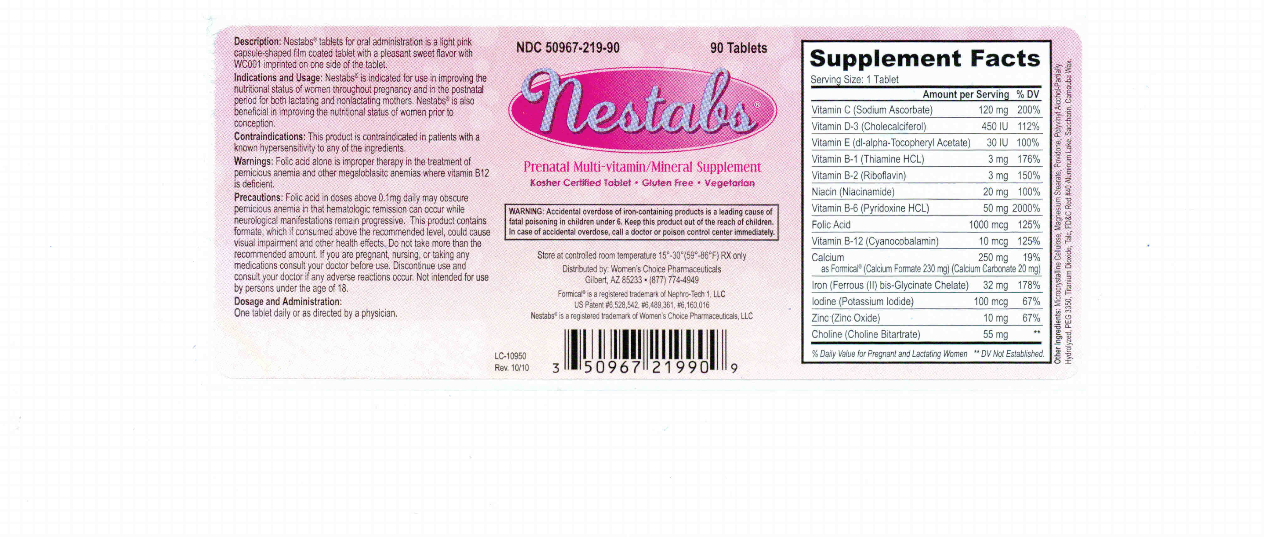 Pill image for nestabs