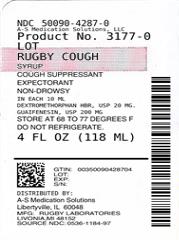 Pill image for Rugby Laboratories Cough Drug Facts