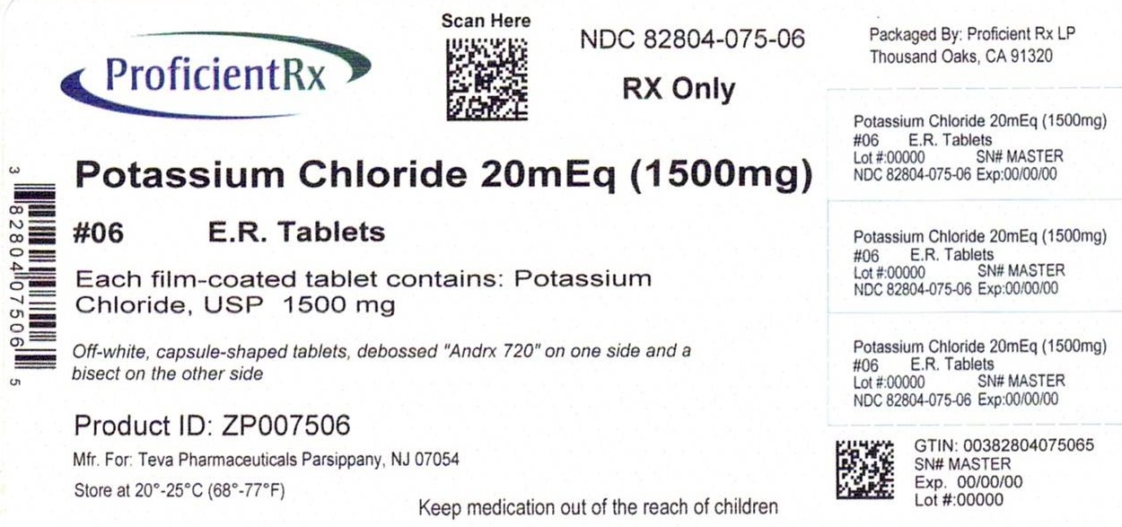 Pill image for Potassium Chloride Extended-release Tablets, Usp