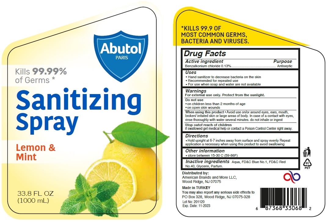 Pill image for Abutol Paris Sanitizing Spray Lemon & Mint