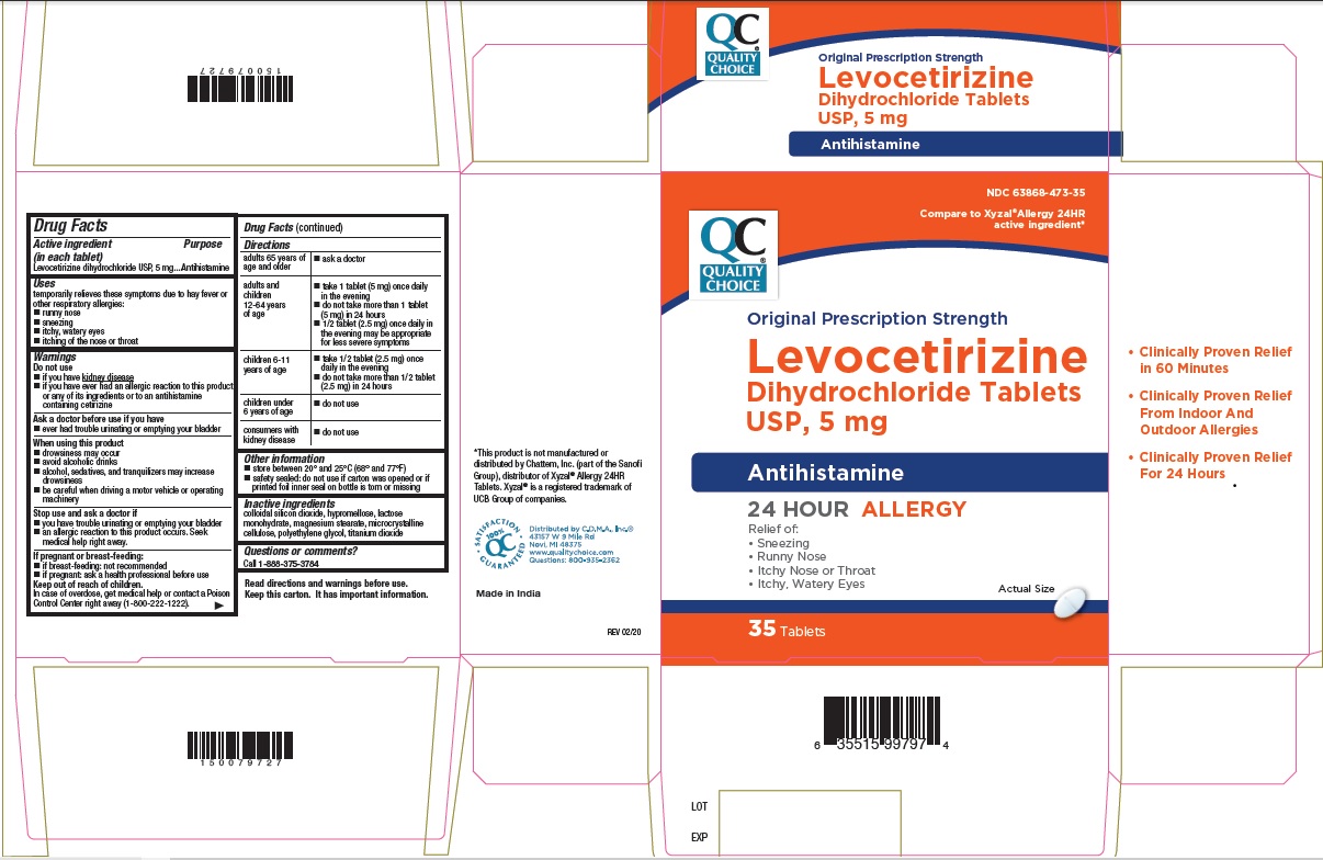 Pill image for Levocetirzine Dihydrochloride Tablets Usp, 5 Mg