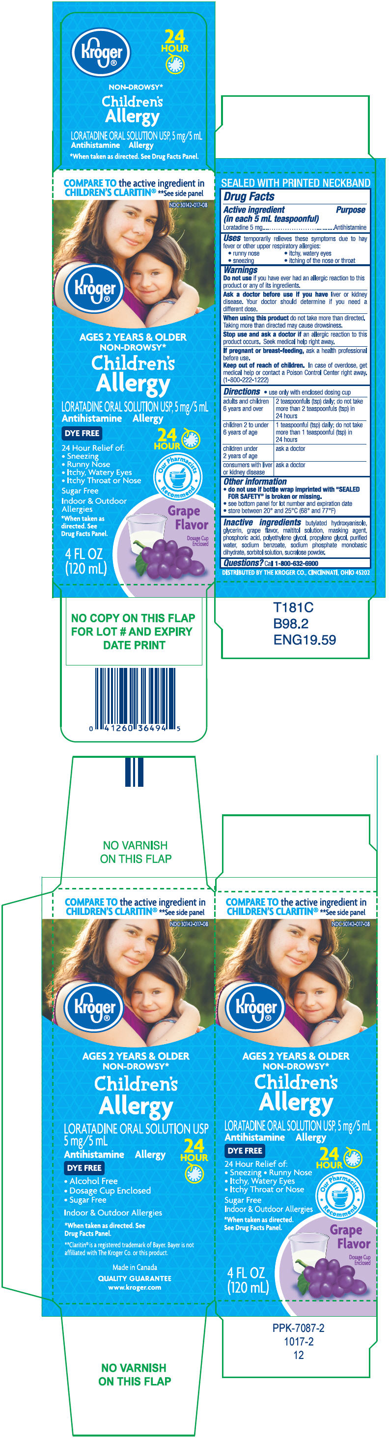 Pill image for Children's Loratadine Oral Solution Sugar Free
