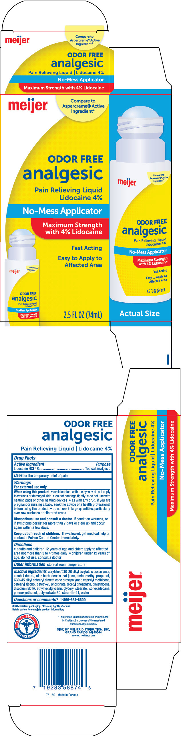 Pill image for meijer®