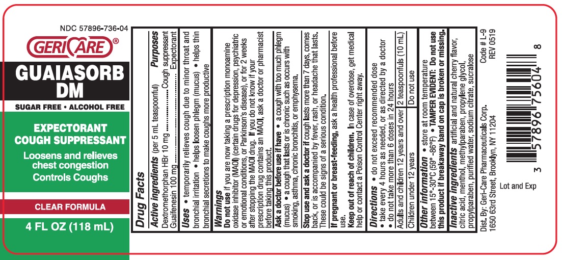 Pill image for Gericare-guaiasorbdm 736