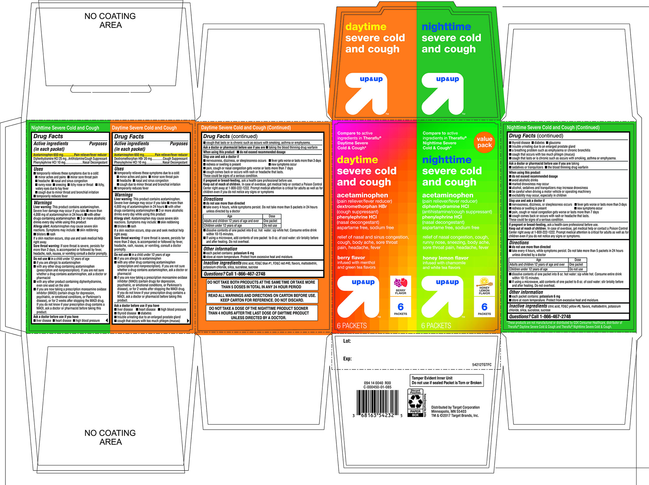 Pill image for Daytime Severe Cold And Cough & Nighttime Severe Cold And Cough Value Pack