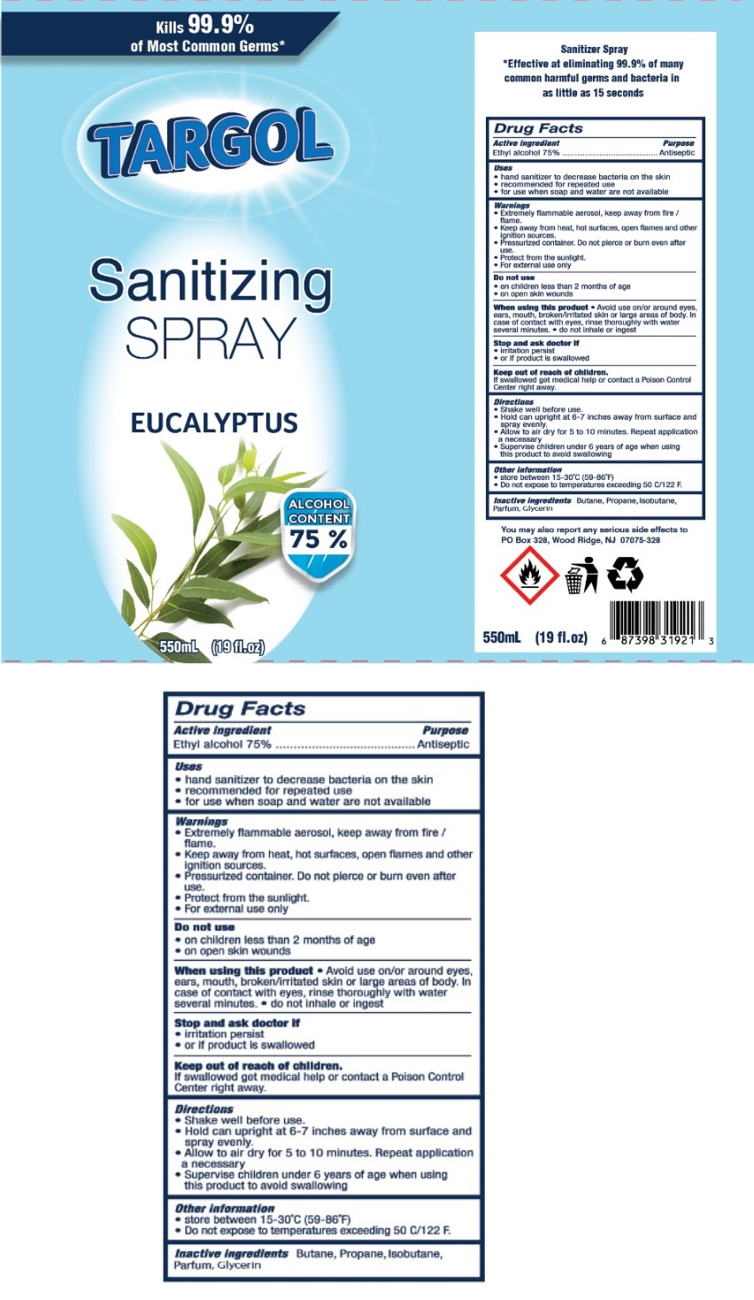 Pill image for Targol Sanitizing Spray Eucalyptus