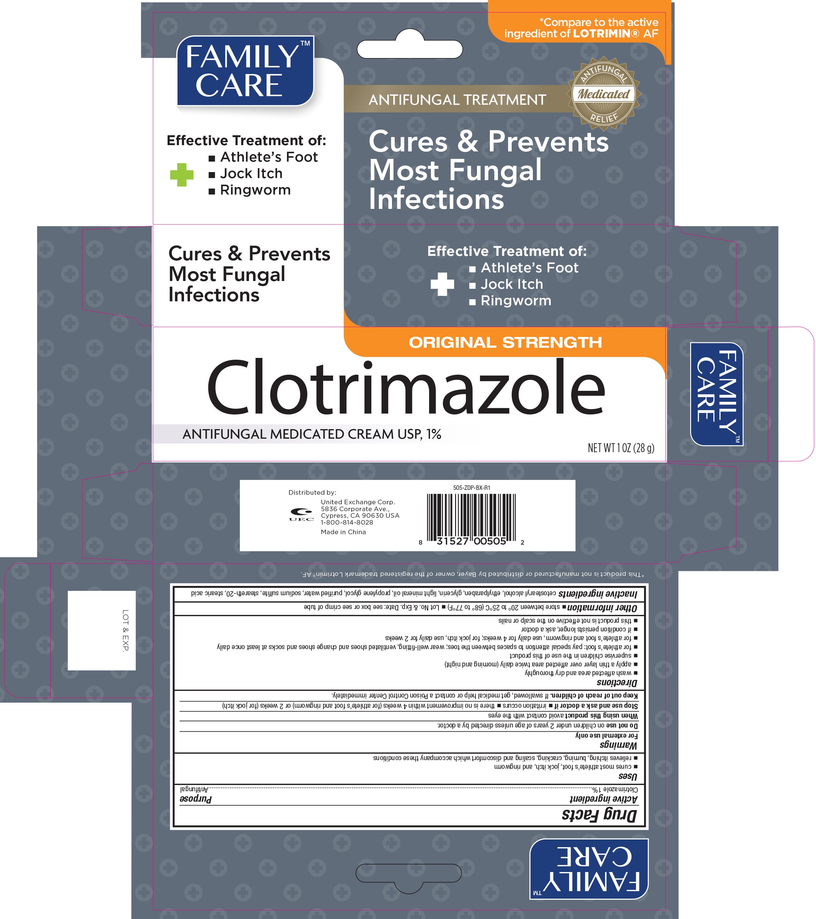 Pill image for Family Care Clotrimazole Cream 1% 1 Oz 505