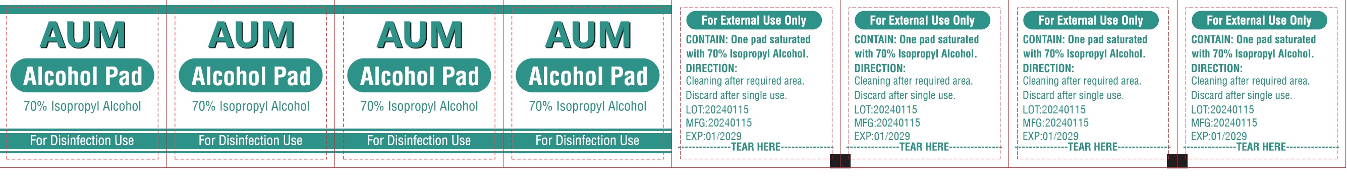 Pill image for Aum Alcohol Pads