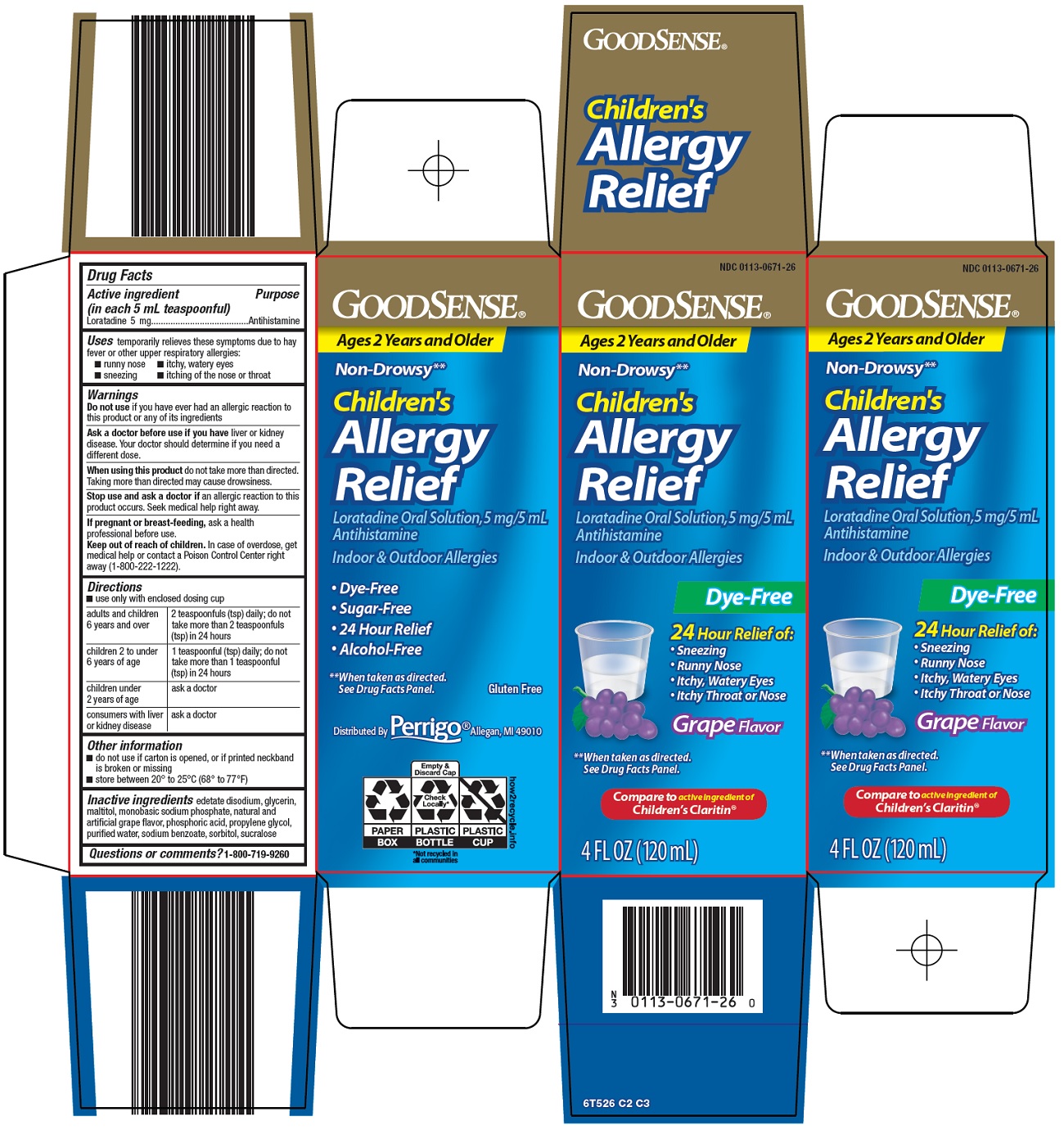 Pill image for Perrigo Children’s Allergy Relief Drug Facts