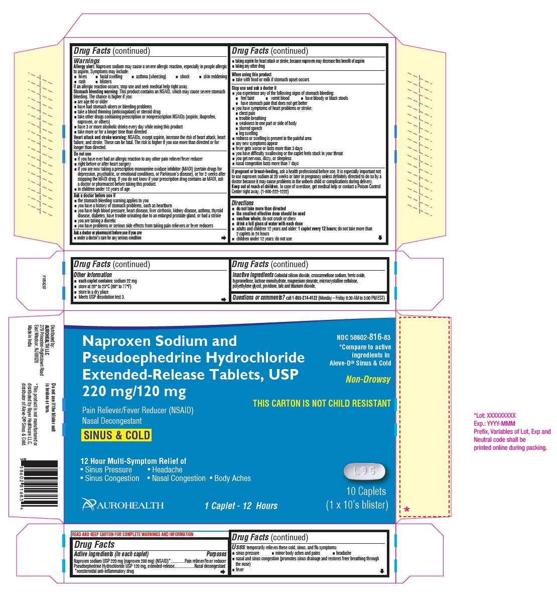 Pill image for Naproxen Sodium And Pseudoephedrine Hydrochloride Extended-release Tablets, Usp 220 Mg/120 Mg Sinus And Cold