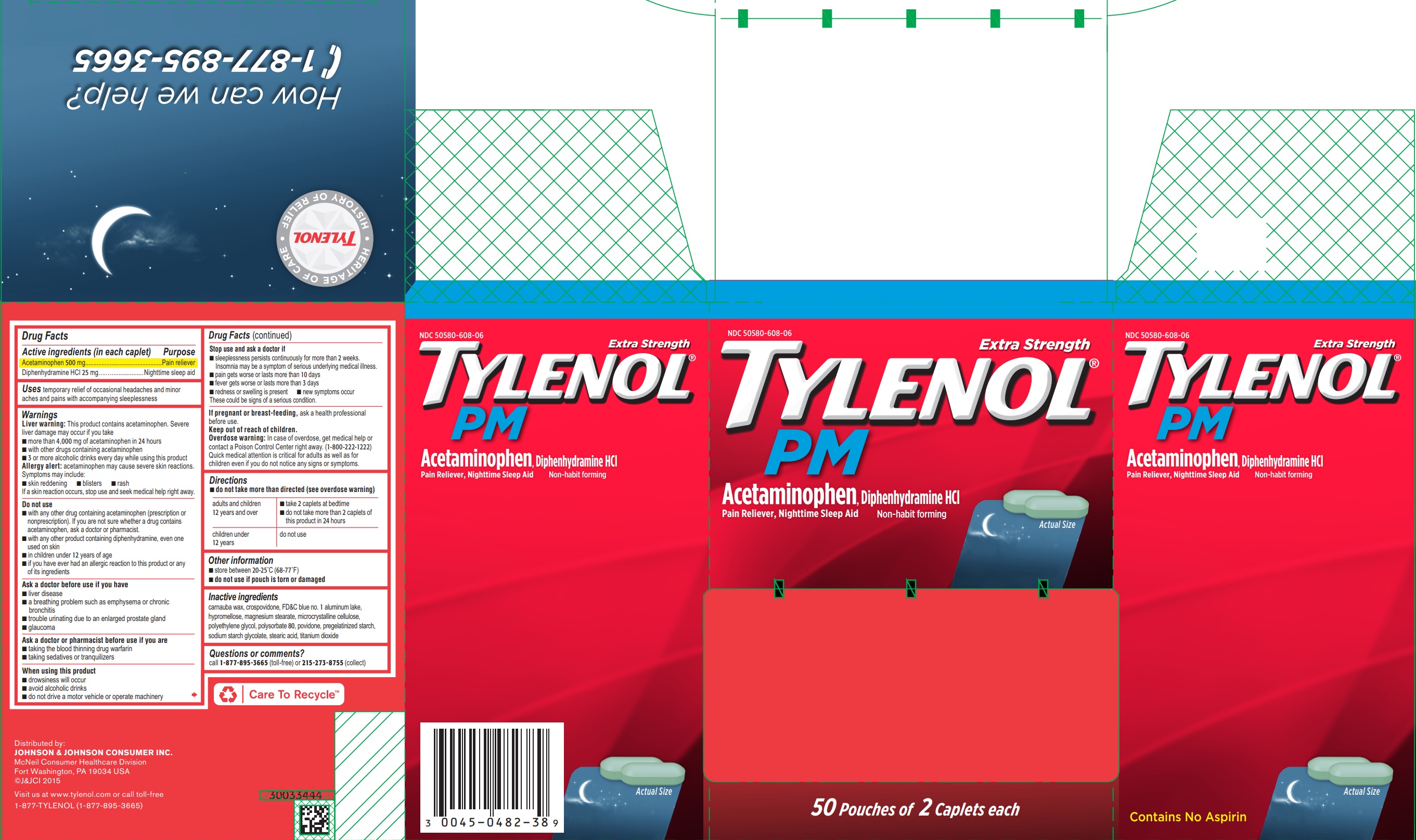 Pill image for Tylenol Pm Extra Stength