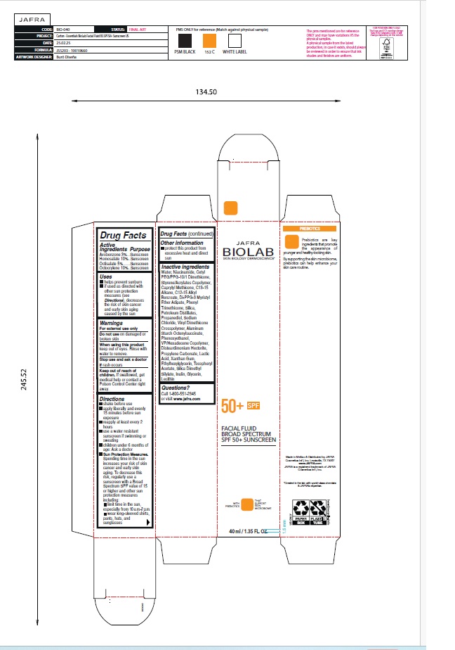 Pill image for jafra biolab facial fluid broad spectrum spf 50+ sunscreen