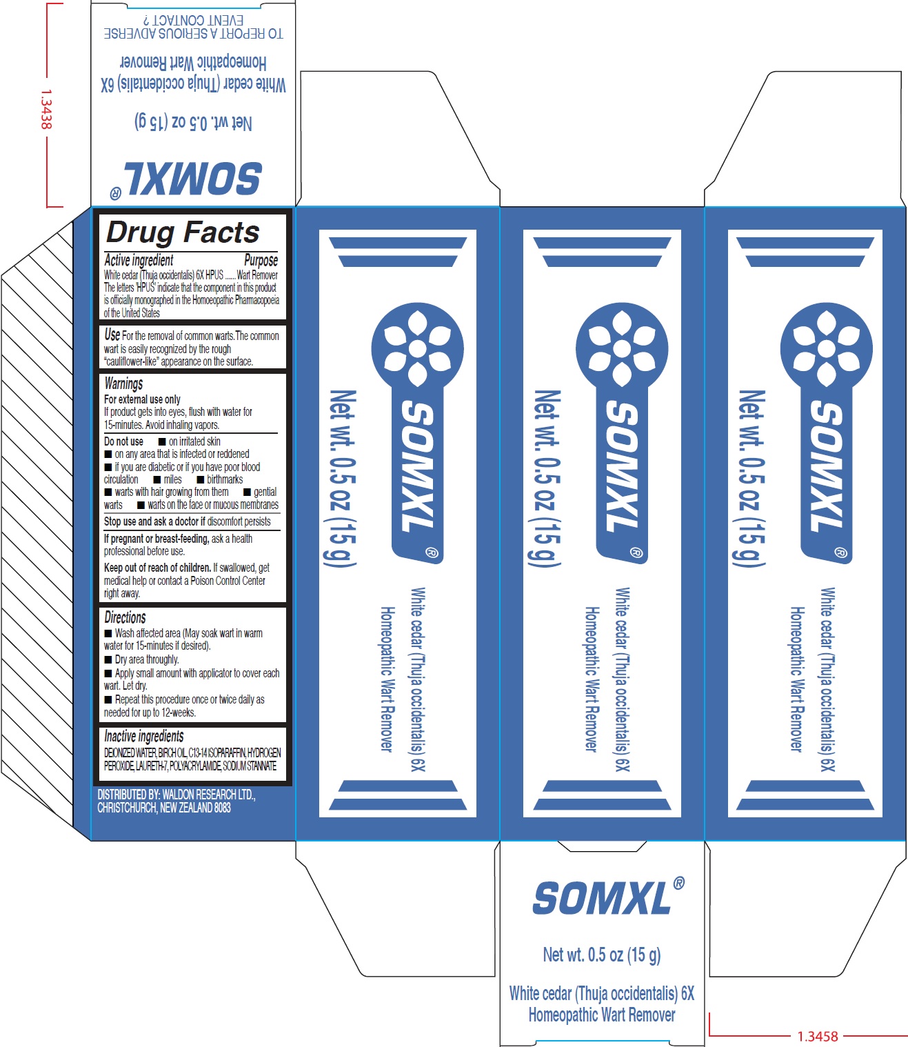 Pill image for Somxl Homeopathic Wart Remover