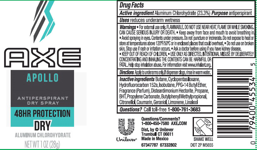 Pill image for Axe Apollo Dry Spray Antiperspirant 48hr Protection Dry