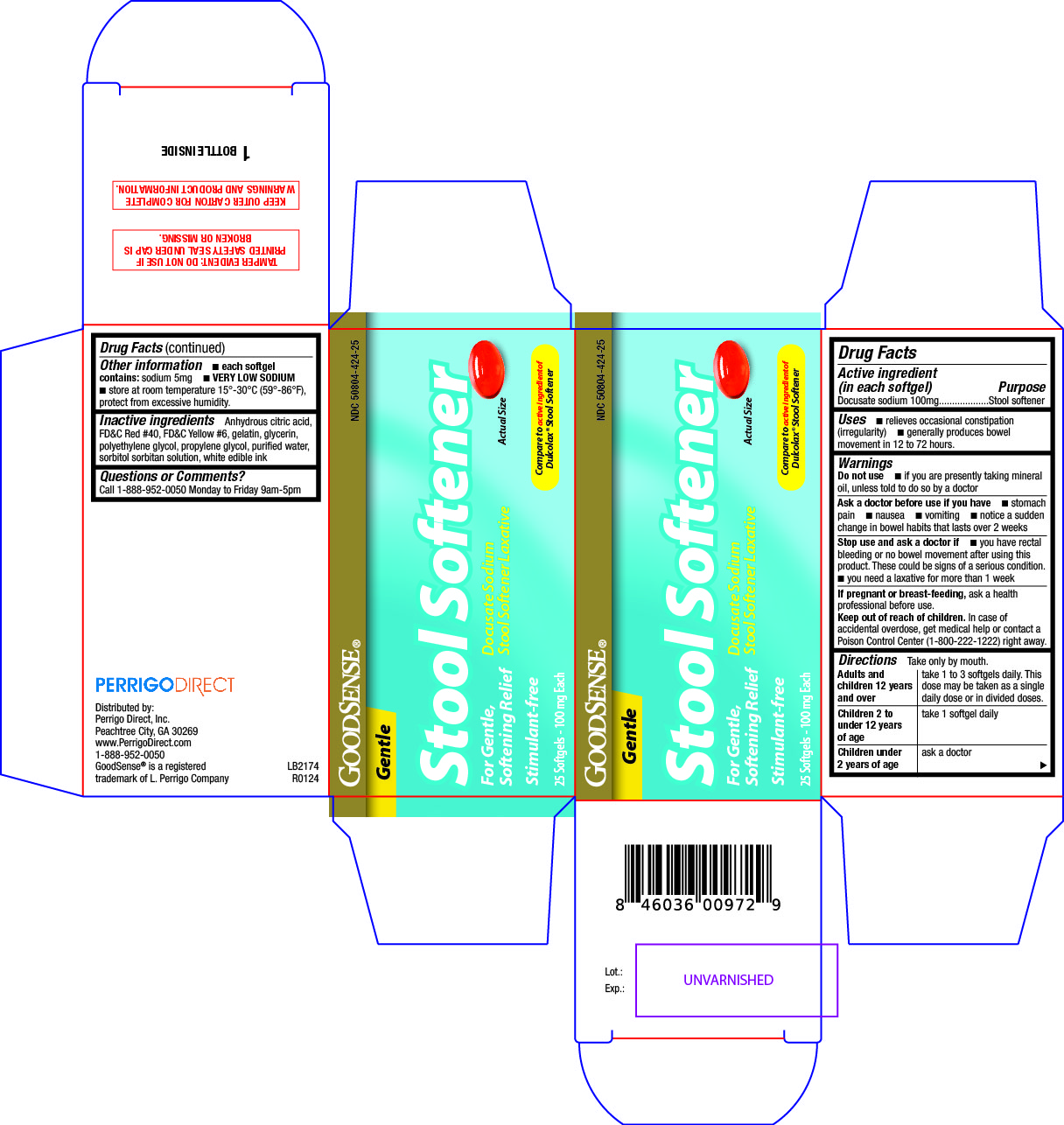 Pill image for 424 - Stool Softener